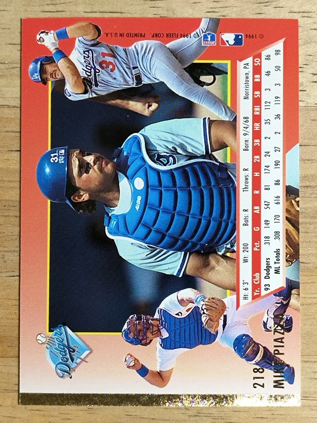 1994 Ultra #218 Mike Piazza