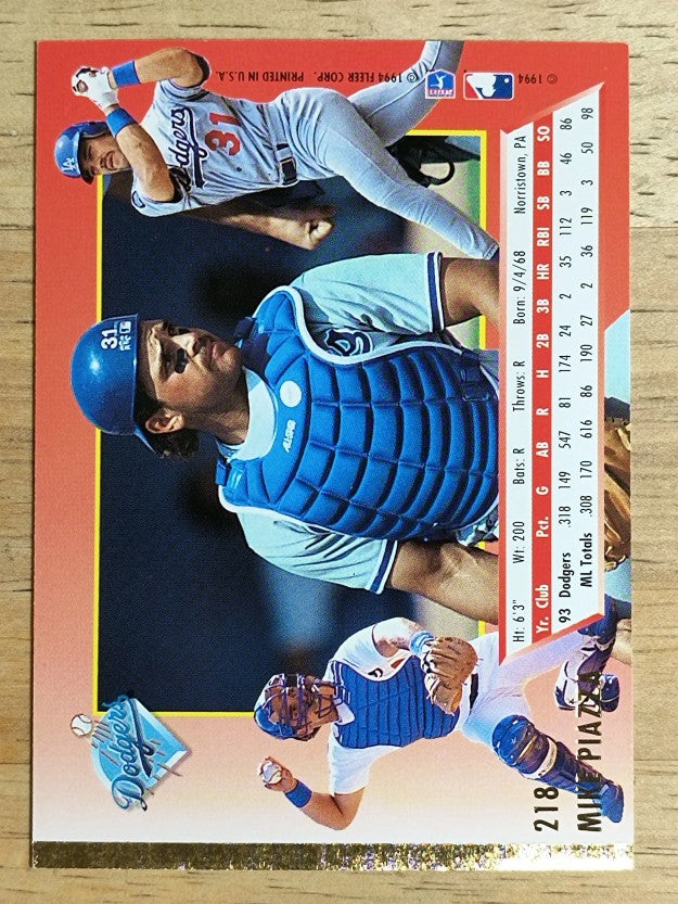 1994 Ultra #218 Mike Piazza