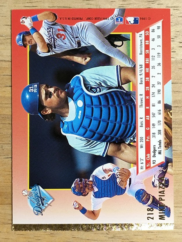1994 Ultra #218 Mike Piazza