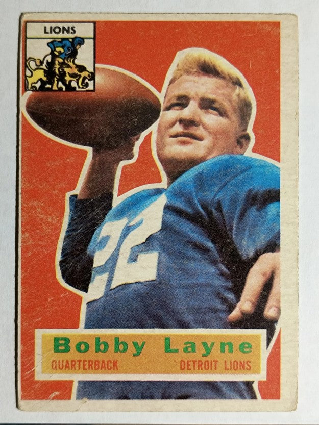 1956 Topps #116 Bobby Layne (VG)