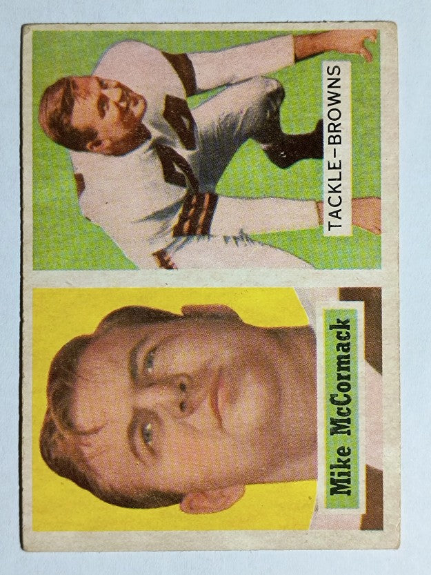 1957 Topps #3 Mike McCormack (VGEX)