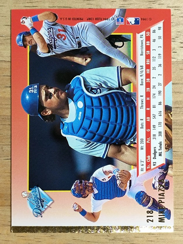 1994 Ultra #218 Mike Piazza