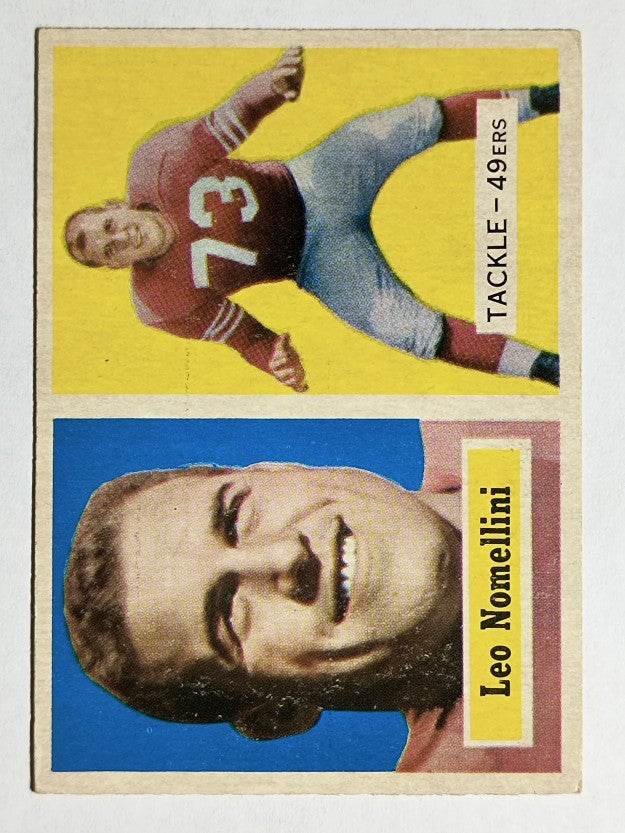 1957 Topps #6 Leo Nomellini (VGEX)
