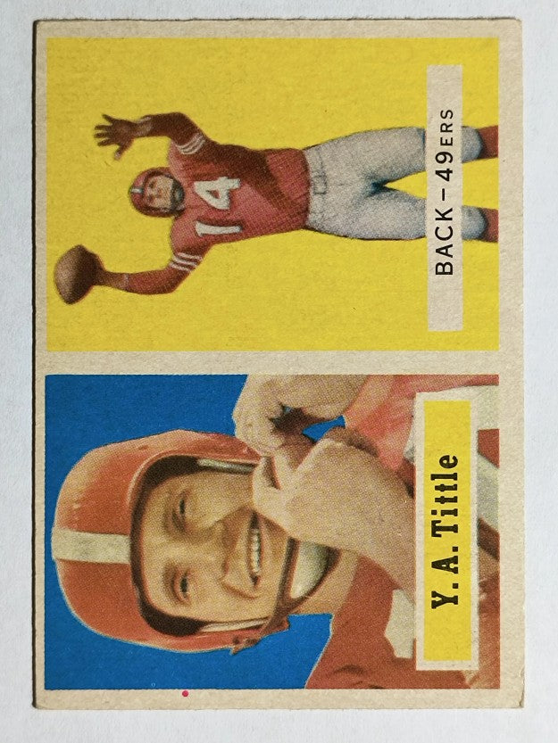 1957 Topps #30 Y.A.Tittle (EX)