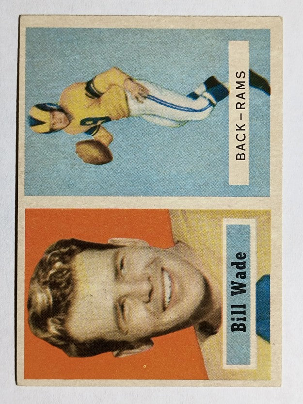 1957 Topps #34 Bill Wade (EX)