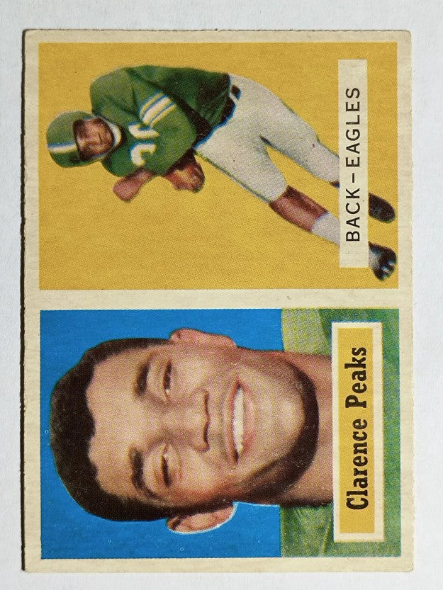 1957 Topps #37 Clarence Peaks RC (EX)