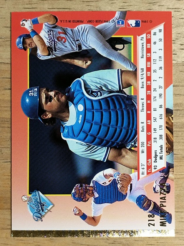 1994 Ultra #218 Mike Piazza