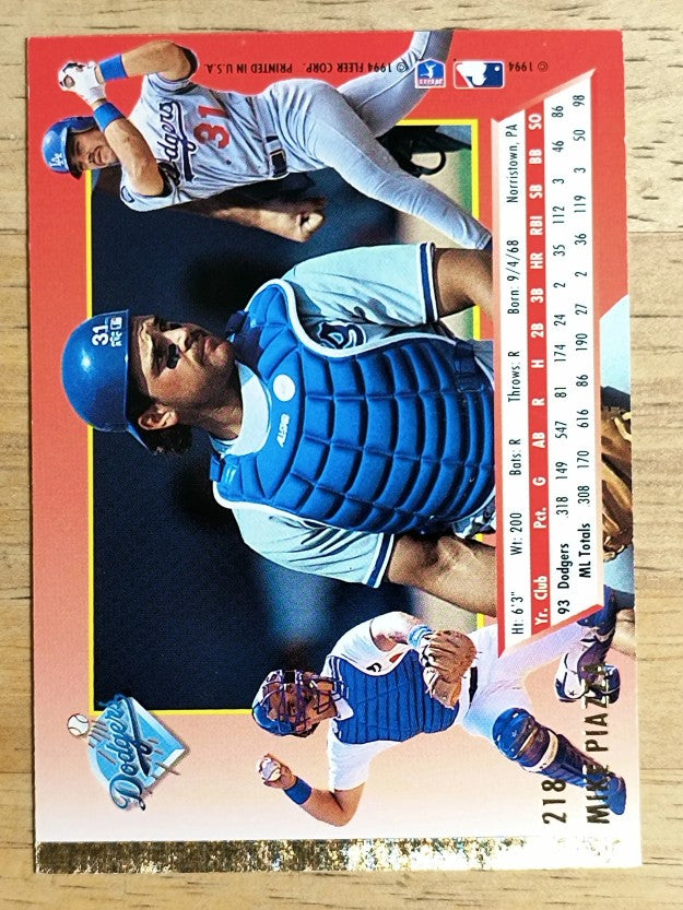 1994 Ultra #218 Mike Piazza