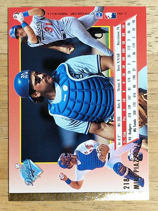 1994 Ultra #218 Mike Piazza