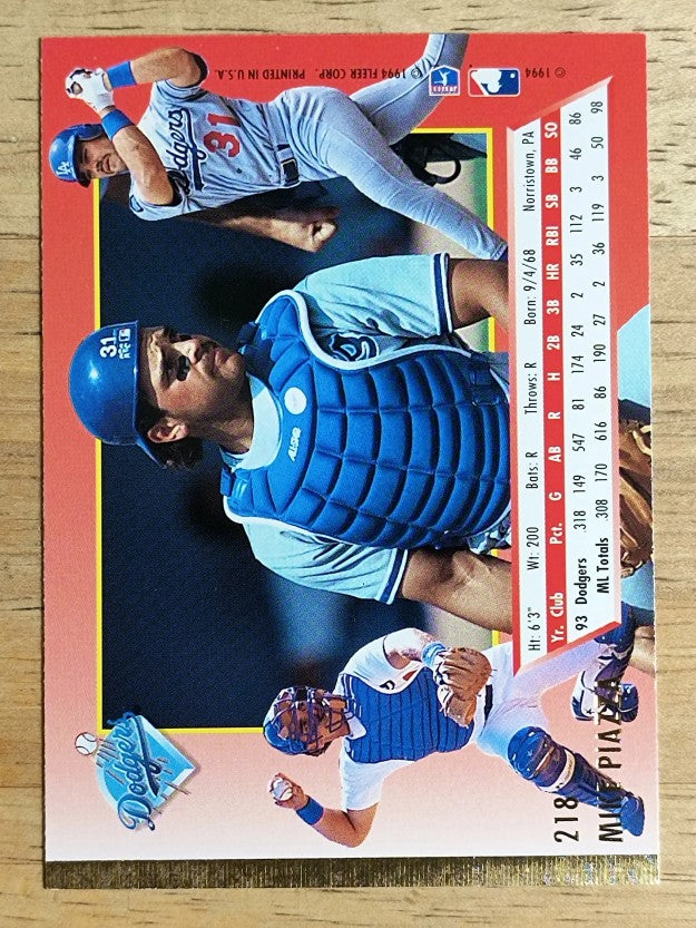 1994 Ultra #218 Mike Piazza