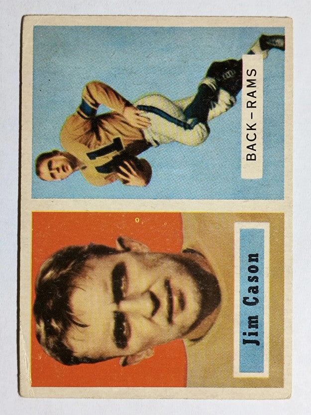 1957 Topps #143 Jim Cason RC (VG)
