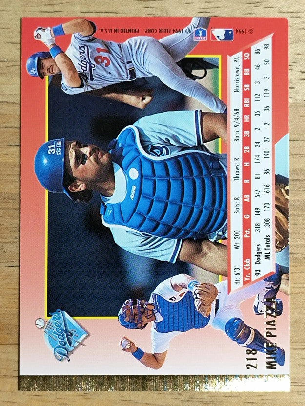 1994 Ultra #218 Mike Piazza