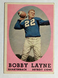 1958 Topps #2 Bobby Layne (EX)