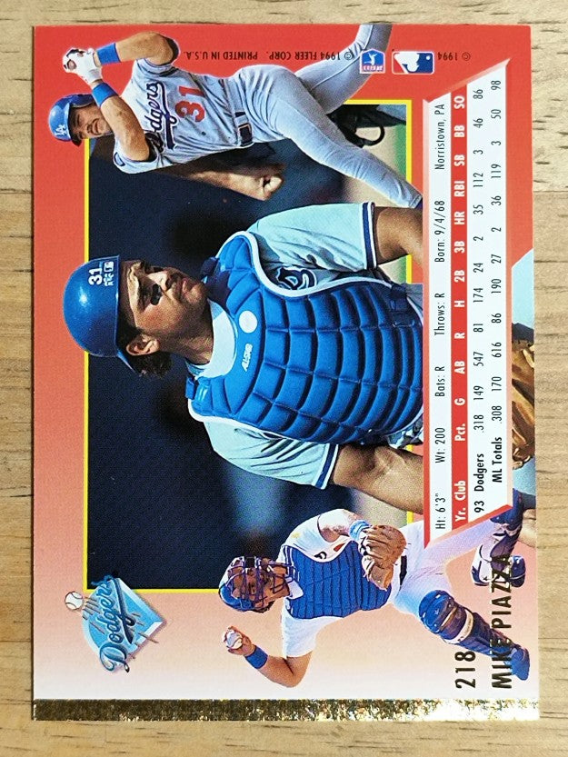1994 Ultra #218 Mike Piazza
