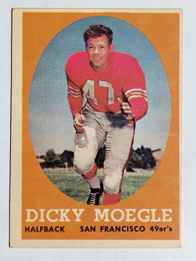 1958 Topps #124 Dick Moegle (VGEX)