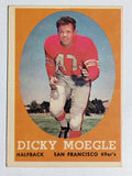 1958 Topps #124 Dick Moegle (VGEX)