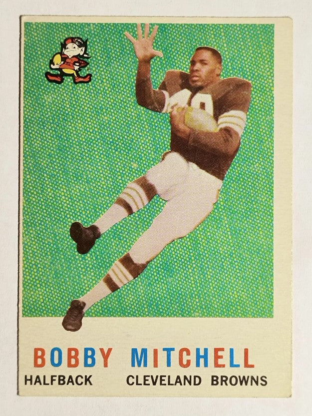1959 Topps #140 Bobby Mitchell RC (VGEX)