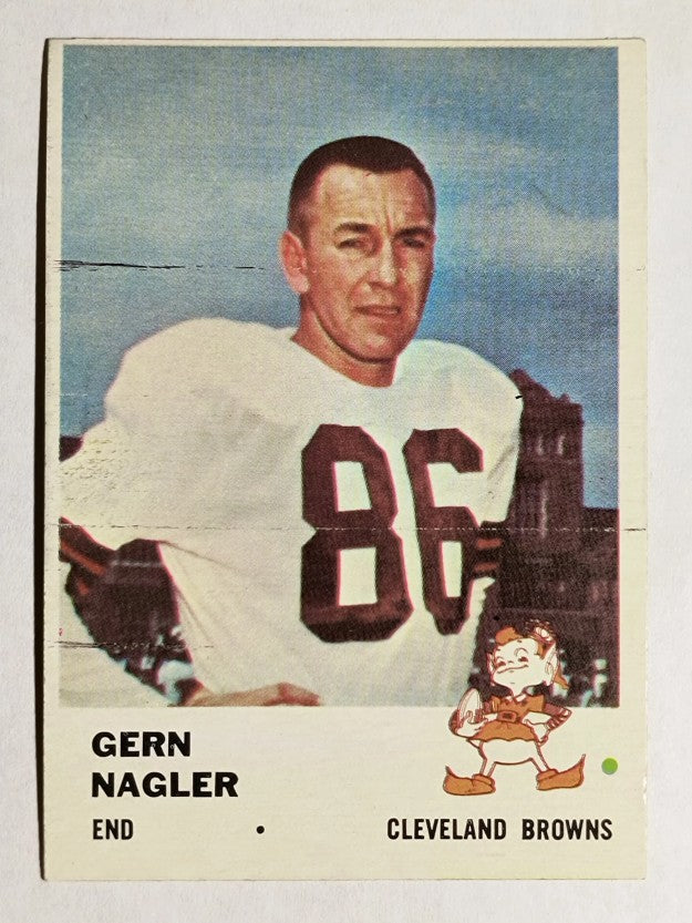 1961 Fleer #14 Gern Nagler (EXMT)