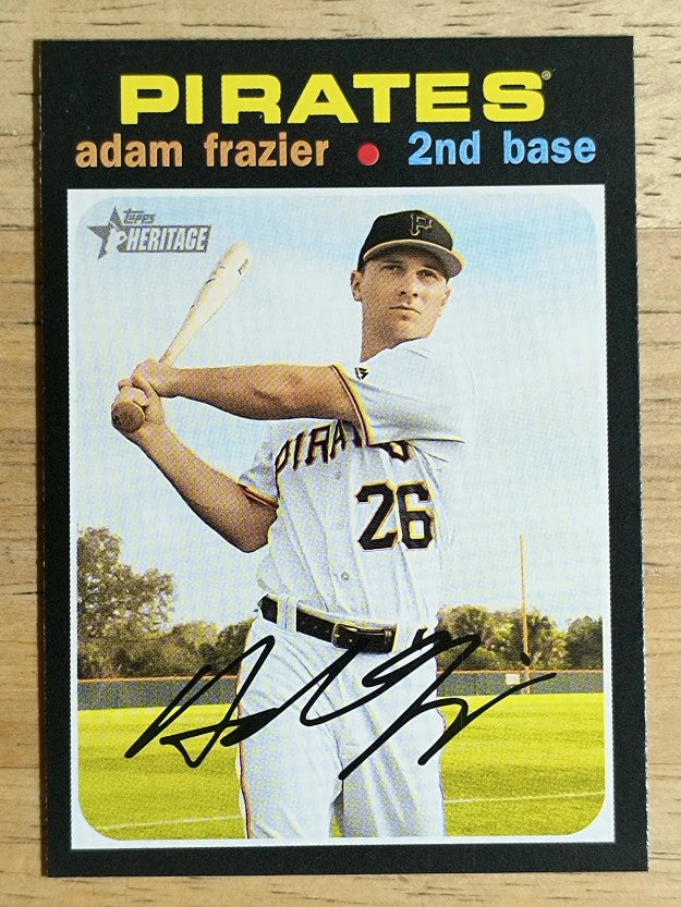 2020 Topps Heritage #4 Adam Frazier