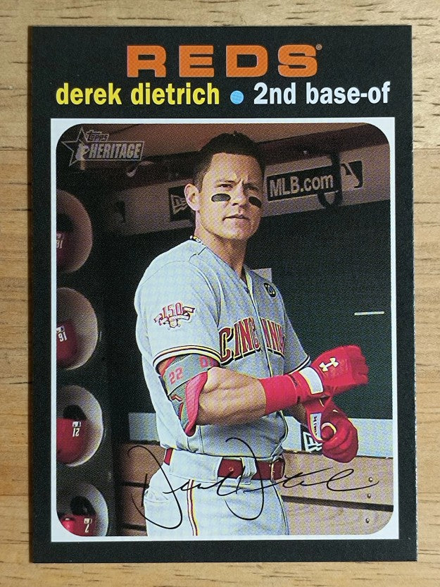 2020 Topps Heritage #6 Derek Dietrich