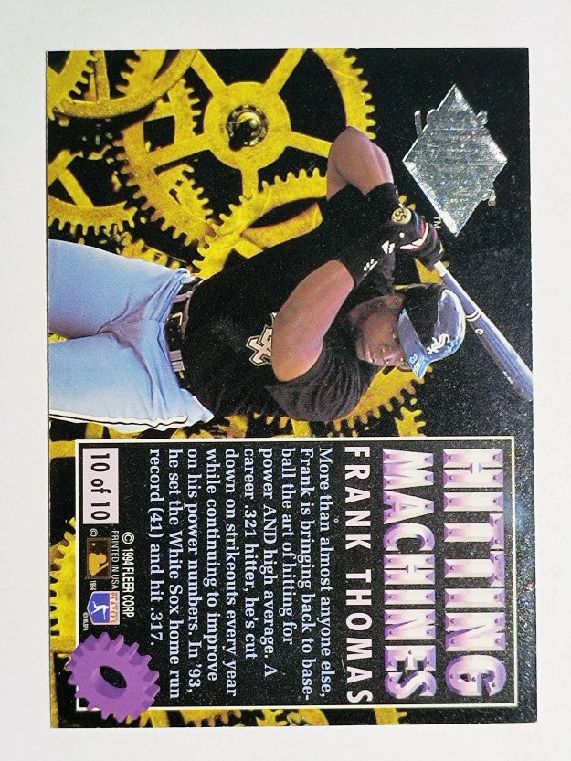 1994 Ultra Hitting Machines #10 Frank Thomas