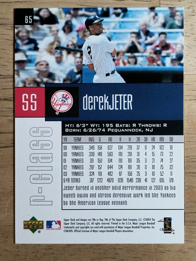 2004 Upper Deck r-class #65 Derek Jeter