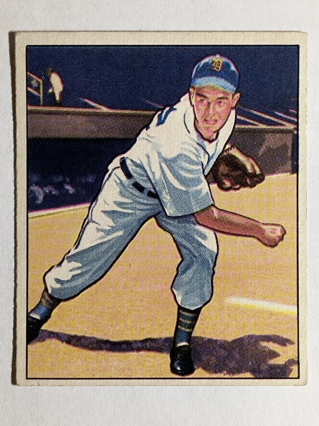 1950 Bowman #42 Art Houtteman RC (EX)