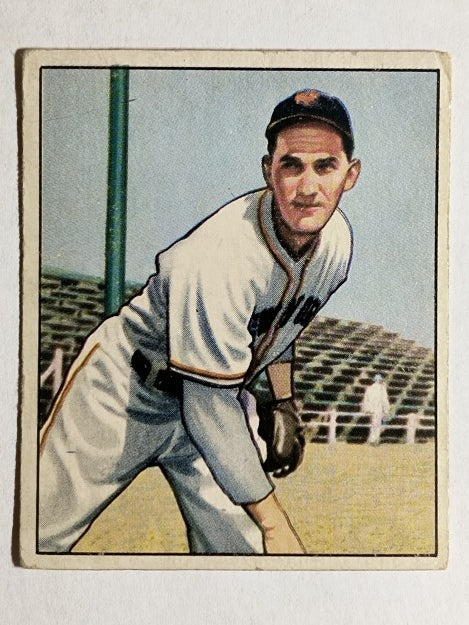 1950 Bowman #66 Larry Jansen/black hat (VG)