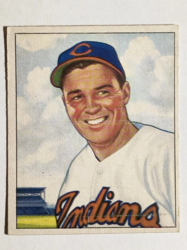 1950 Bowman #93 Gene Bearden (VGEX)