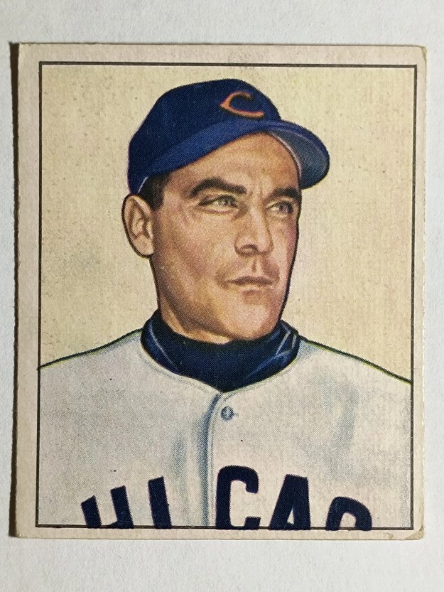 1950 Bowman #195 Phil Cavarretta/w copyright (VGEX)