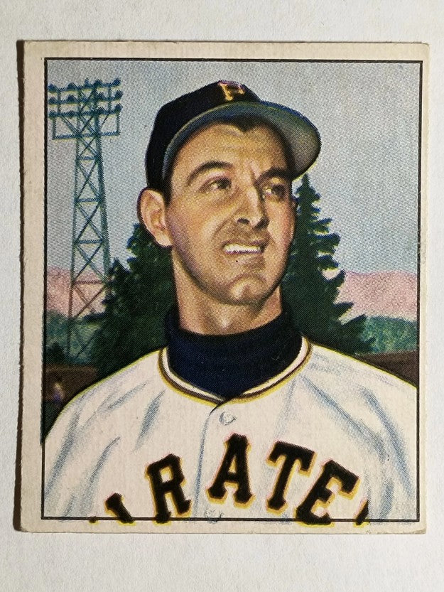 1950 Bowman #201 Pete Castiglione RC/w copyright (EX)