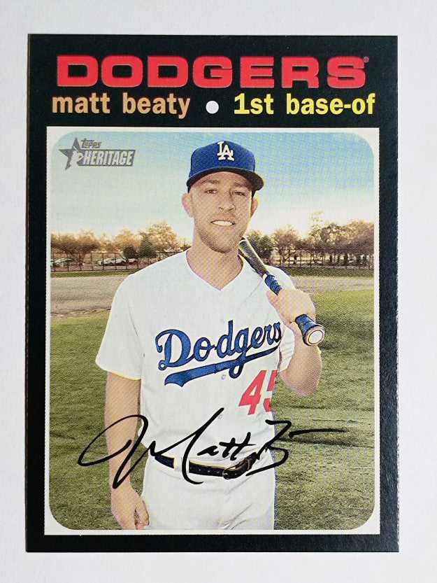 2020 Topps Heritage #14 Matt Beaty