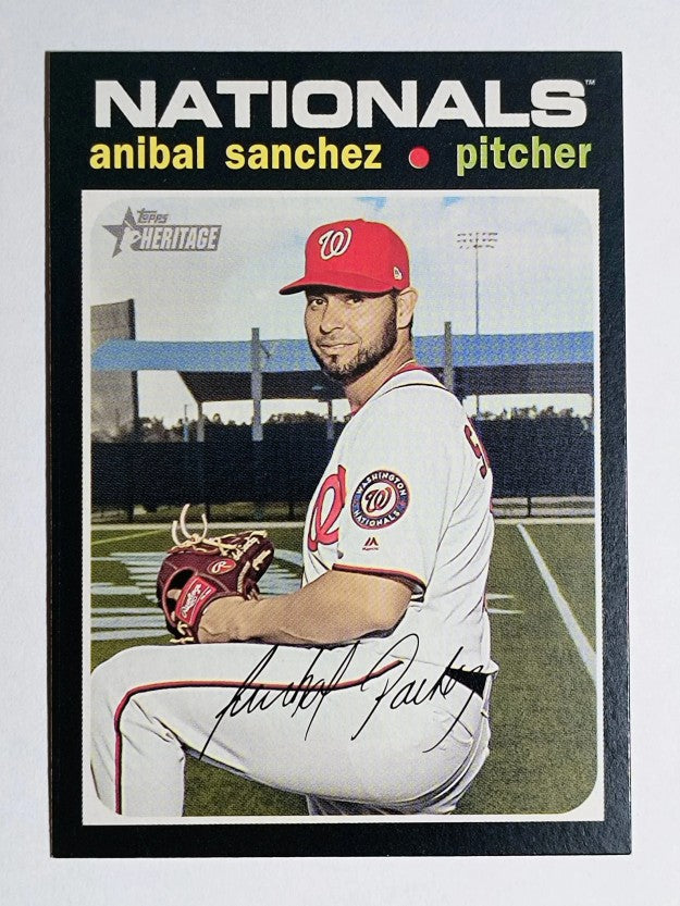 2020 Topps Heritage #15 Anibal Sanchez