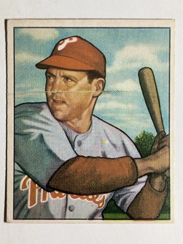 1950 Bowman #228 Bill Nicholson/w copyright (EX)