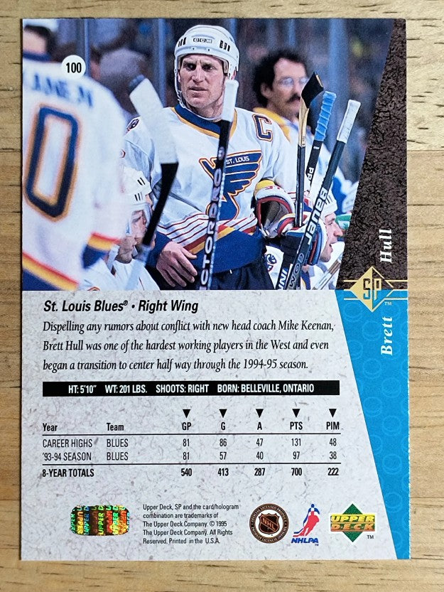1994-95 SP #100 Brett Hull