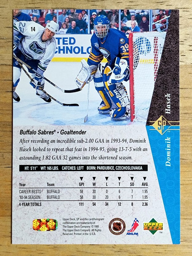 1994-95 SP #14 Dominik Hasek