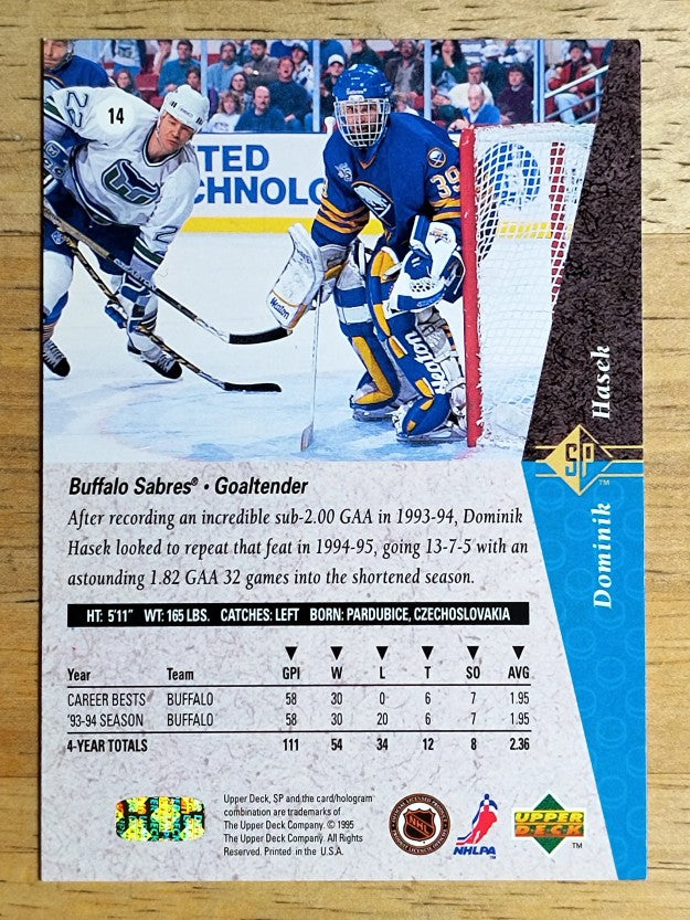 1994-95 SP #14 Dominik Hasek
