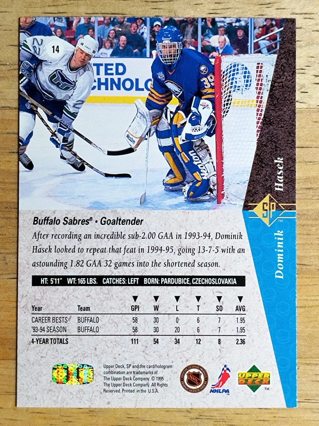 1994-95 SP #14 Dominik Hasek