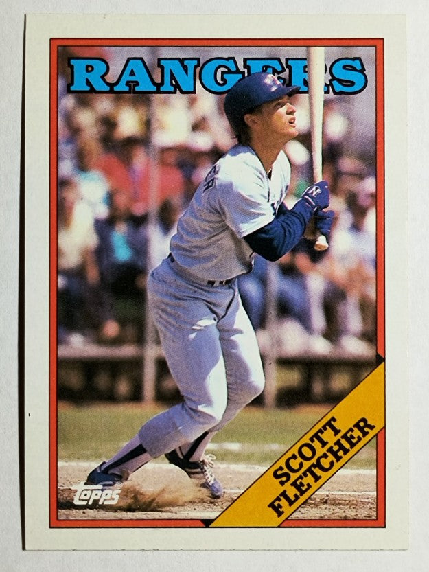 1988 Topps #345 Scott Fletcher