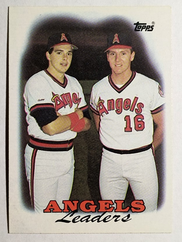 1988 Topps #381 Wally Joyner/Jack Howell TL
