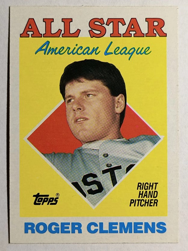1988 Topps #394 Roger Clemens AS