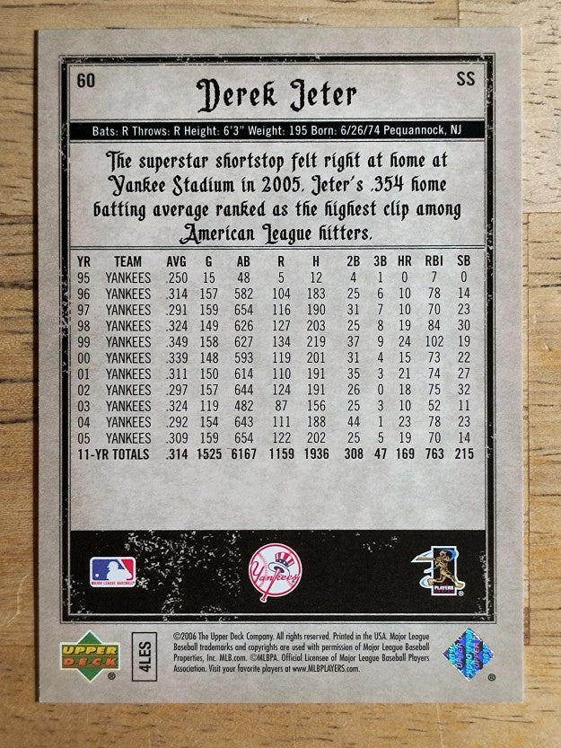 2006 Artifacts #60 Derek Jeter