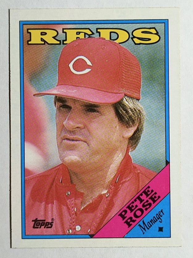1988 Topps #475 Pete Rose MG