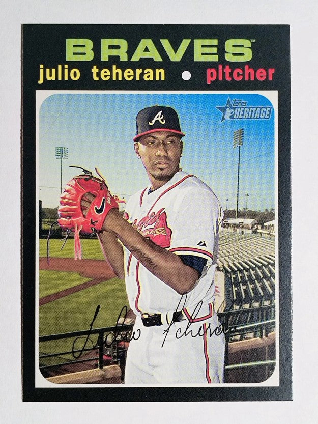 2020 Topps Heritage #22 Julio Teheran