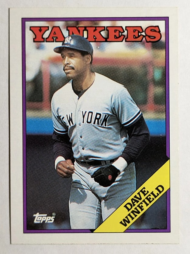 1988 Topps #510 Dave Winfield