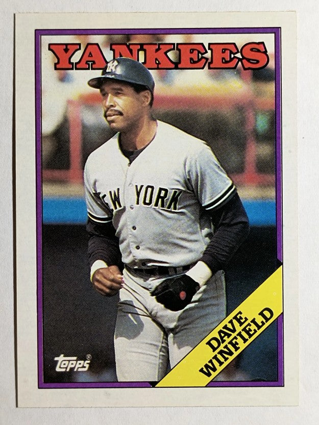 1988 Topps #510 Dave Winfield
