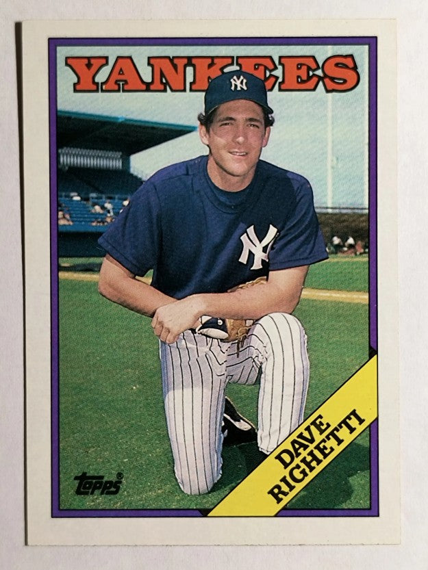 1988 Topps #790 Dave Righetti