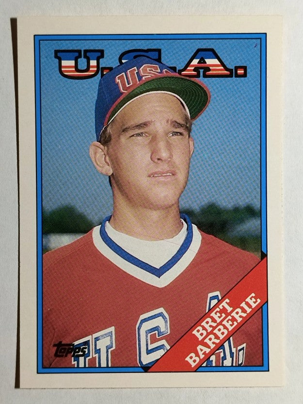 1988 Topps Traded #9T Bret Barberie OLY XRC