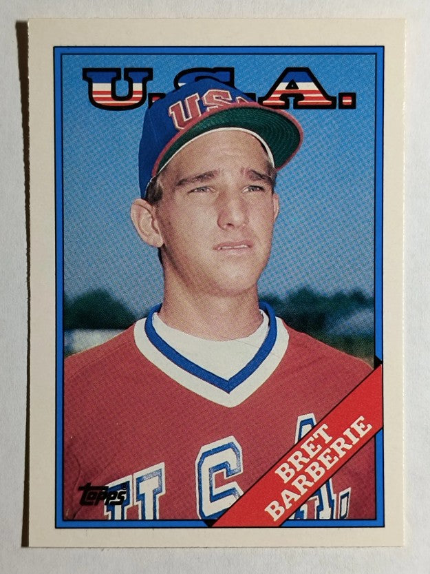 1988 Topps Traded #9T Bret Barberie OLY XRC