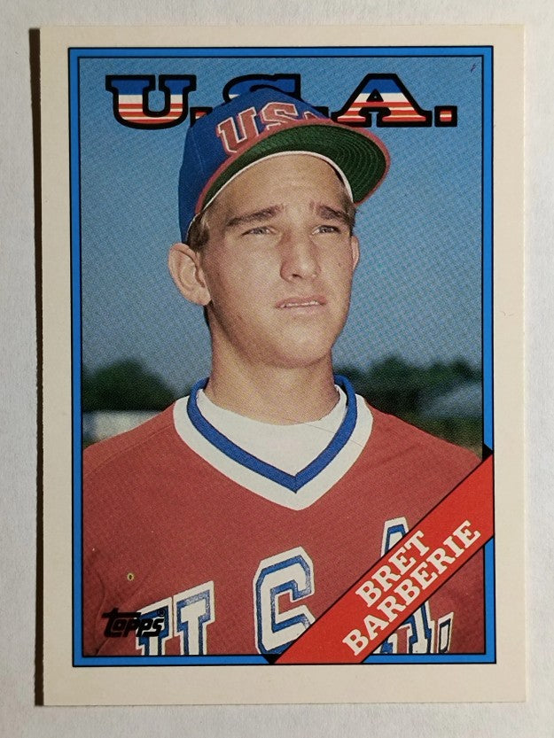 1988 Topps Traded #9T Bret Barberie OLY XRC